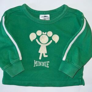 🛍 CUTE Little GAP DISNEY MINNIE MOUSE SWEATSHIRT SIZE 18-24 MONTHS 🛍